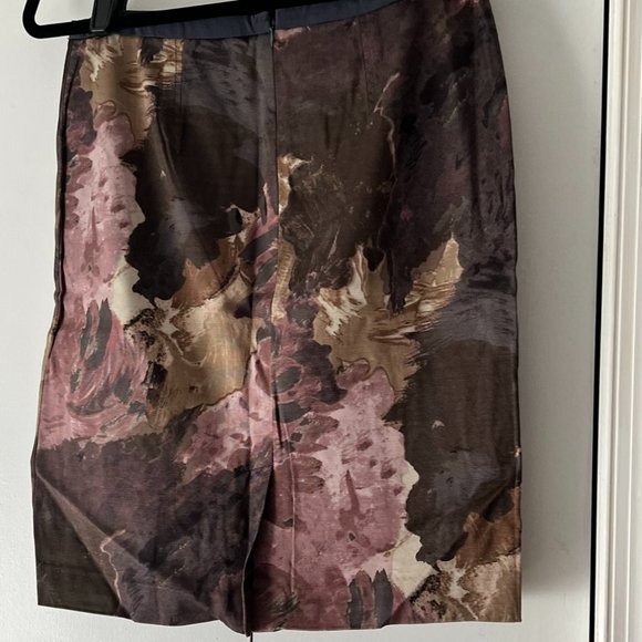 Loft Brown, Mauve, Tan Pencil Skirt - Size 8 - Picture 2 of 3